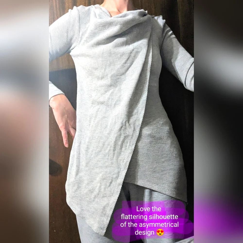 Anthony Marc- Marc New York, long sleeve asymmetrical style, EUC, size small - Picture 3 of 14